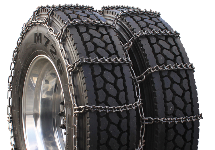 7.50-15TR Dual Triple V Bar Tire Chain CAM